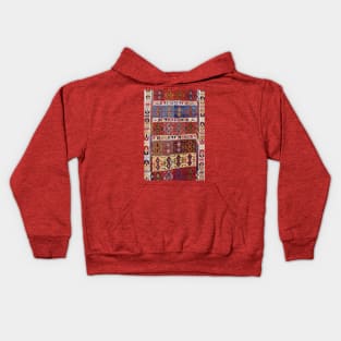 Taspinar Aksaray Antique Turkish Kilim Rug Pattern Kids Hoodie